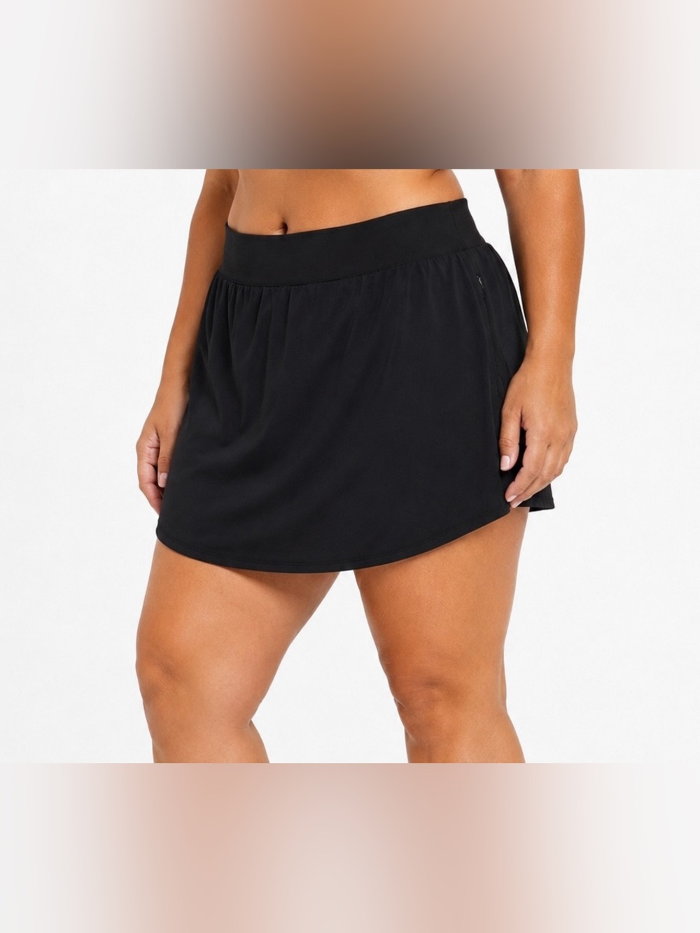 All In Motion Women's Active Light Woven Skort Black Size L